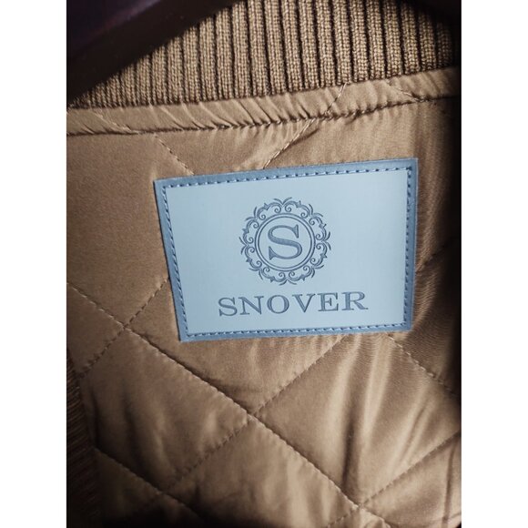 SNOVER Men’s Brown Bomber Jacket Size XL – Signature Premium Outerwear NWT - Picture 7 of 15